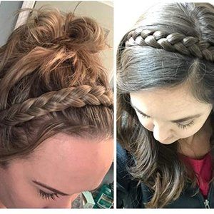 Hair accessory in grayish brown